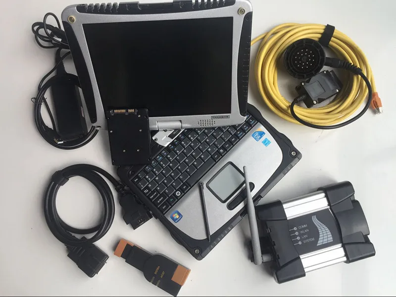 2019 многоязычный супер wifi для BMW iCOM следующая верхняя версия isi Next SSD с CF-19 toughbook i5 8g ноутбук гарантия один год