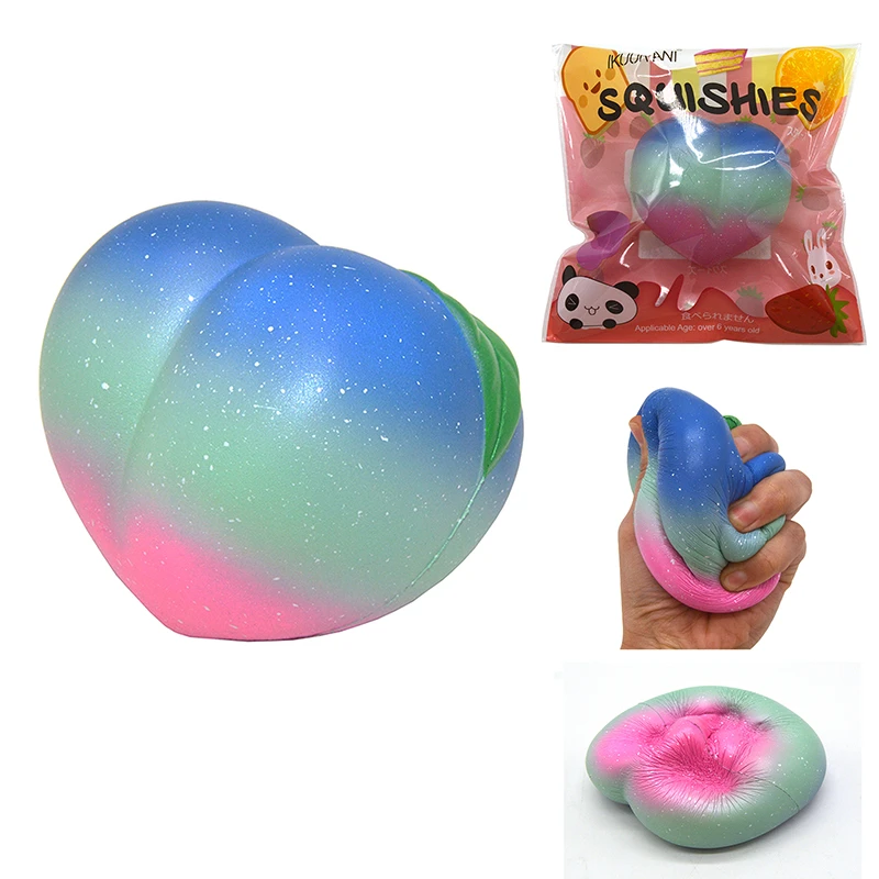 Colossal Galaxy Peach Slow Rising Squishy Cute Fruit Scented 10CM Charm Bread Squishies Collectibles Soft Toy Gift 1PCS|toy fruit|squishy slowtoy breads AliExpress