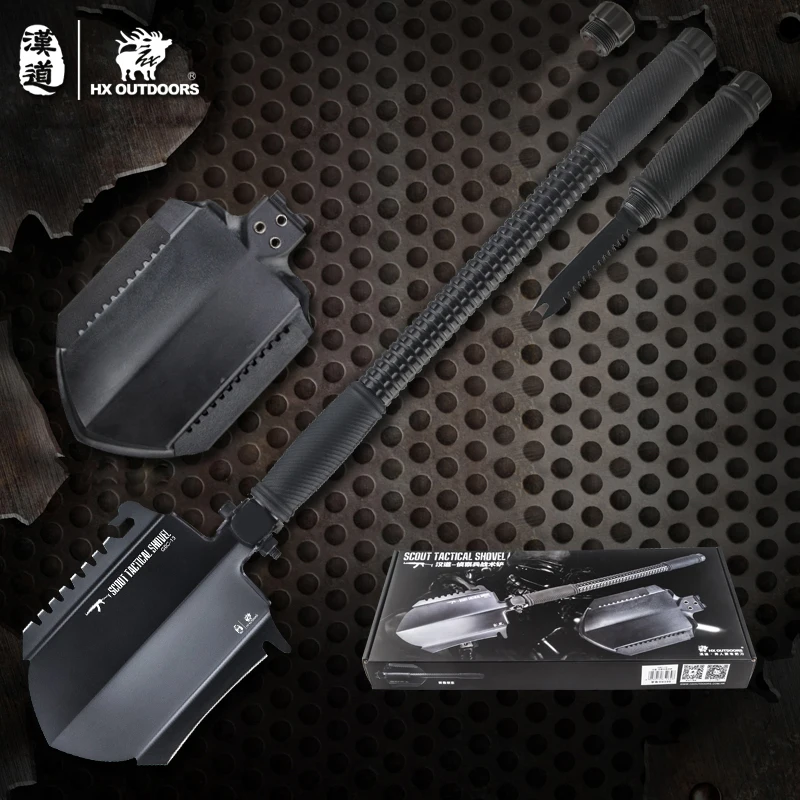 

Outdoor Shovel Spade Camping Self-defense Tool Folding Shovel Survival Multifunction Axe SHVOEL Garden pick from maynkrafta