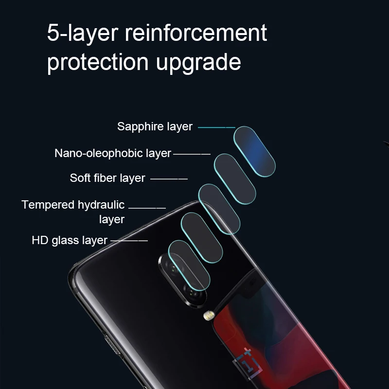 Защитное стекло для экрана OnePlus 7 Pro 6T 6, закаленное стекло для One Plus 6T 7, Защитное стекло для объектива камеры и кольцевой чехол