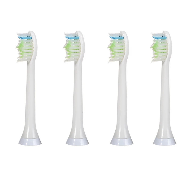 

4pcs For Philips Sonicare Diamond Clean Electric Toothbrush Replacement Heads DiamondClean White HX6062 HX6930