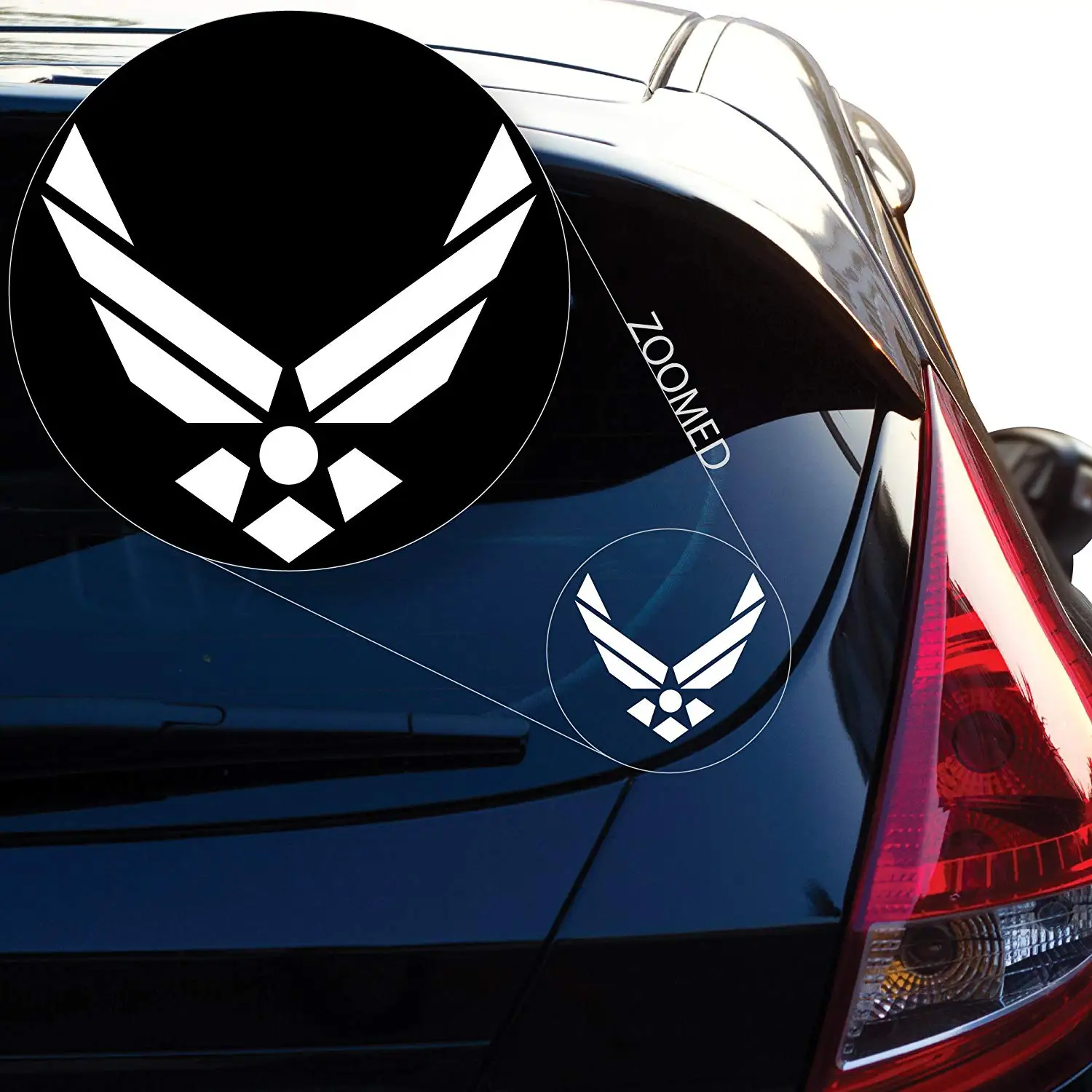 

Yoonek Graphics Air Force Decal Sticker for Car Window, Laptop, Motorcycle, Walls, Mirror and More. # 561 (4