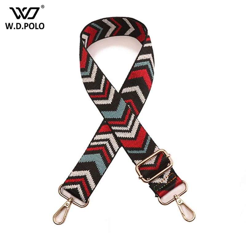 Fabric Stripe Design Canvas Handbag Strap Adjust Bags Belts Easy