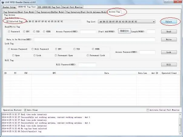 Недорогой uhf USB, rfid-считыватель 10 см до 2 м средний диапазон Поддержка windows 7/luunix с c# язык в sdk