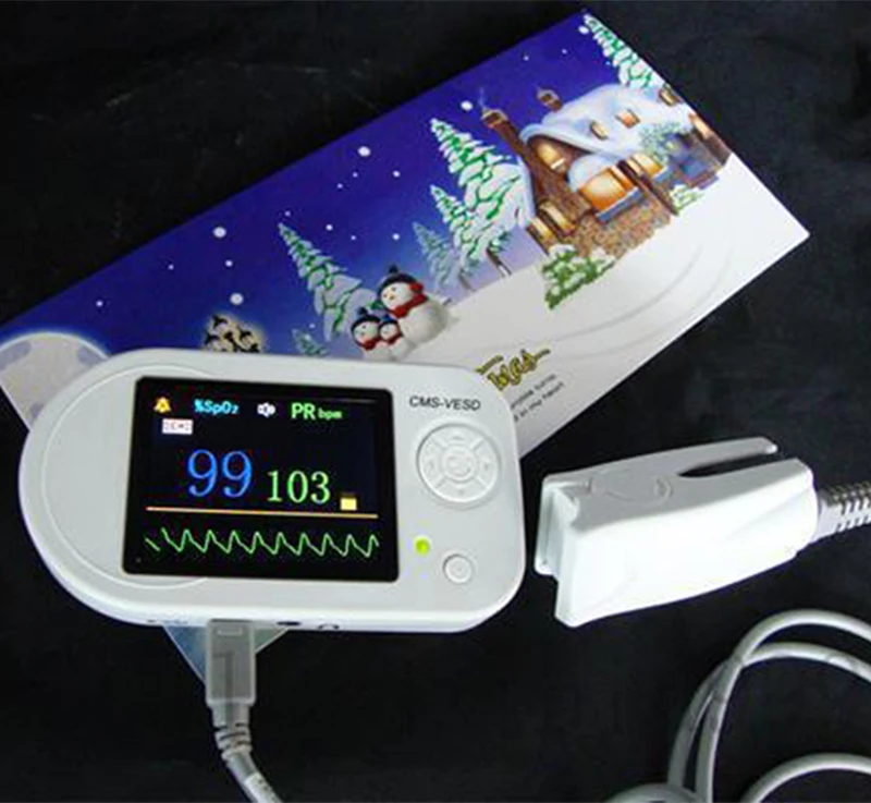 

Visual Digital Stethoscope CMS-VESD+SPO2+S/W ECG SPO2 PR Diagnostic USB Multi Function Clinical Probe EKG Home Use HR