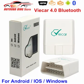 

New Arrival Viecar ELM327 Bluetooth 4.0 V1.5 OBD2 Car Diagnostic Tool Viecar 4.0 ELM 327 OBDII Code Scanner For Android & IOS