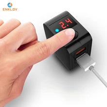 

LED Display 2 USB Charger Universal Mobile Phone USB Charger Fast Charging Phone Charger For iPhone Samsung Xiaomi Huawei 2.4A