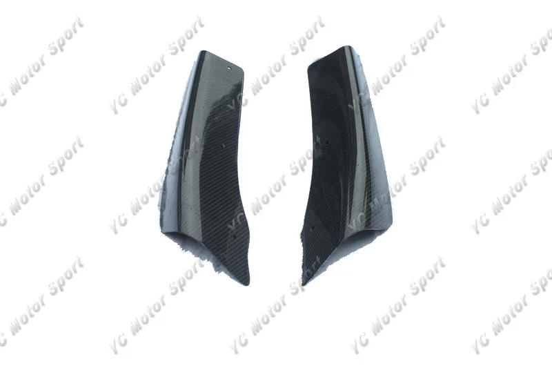 2005-2007 Mitsubishi Evolution EVO 9 JDM Varis Style Rear Bumper Diffuser Side Fin Addon CF (3)
