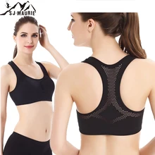 SJ-MAURIE Running Костюмы впитывает пот работает жилет спортивные бюстгальтеры Фитнес Тренажерный Зал Йоги Стеганый жилет Breathable танков M-XL