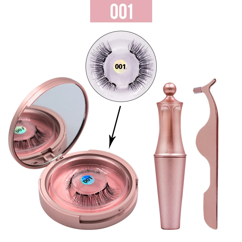 Magnetic Eyeliner Eyelashes Kit Magnetic 3D Eyelashes Liquid Eyeliner with False Lashes Eyelash Curler Reusable Falses Eyelash Magnetic Eyeliner Eyelashes Kit Magnetic 3D Eyelashes Liquid Eyeliner with False Lashes Eyelash Curler Reusable Falses Eyelash