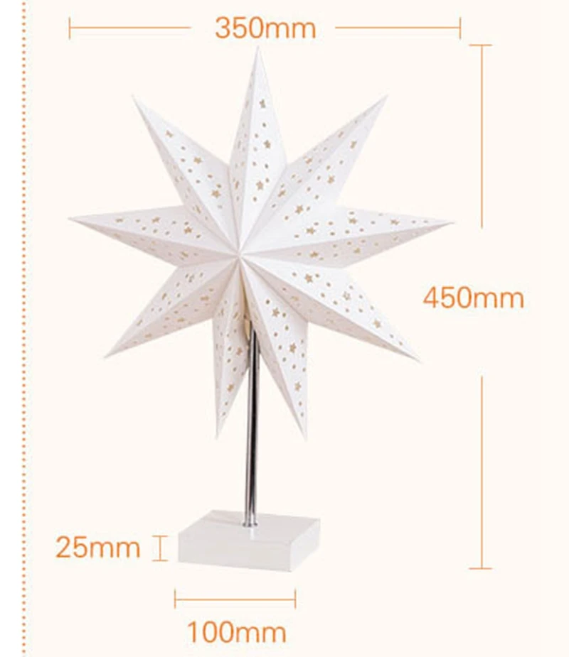 AC220V Creative Minimalist Modern Origami Pinwheel Star Bedroom Bedside Night Light Romantic Decoration Children Kid Gift (12)