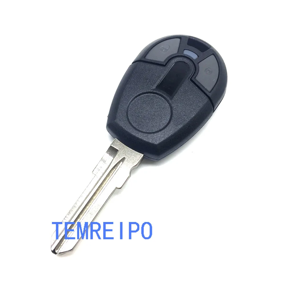

10pcs/lot Replacement Remote Control Keys For Fiat Car 2 Button Bey Cover Case Entry System with sticker