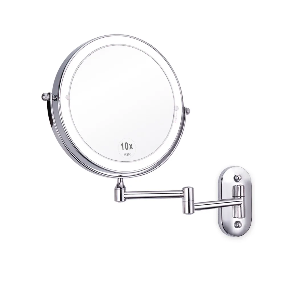Us 40 46 30 Off 8inch Led Double Sided Swivel Wall Mount Vanity Mirror 3x 5x 10x Magnification Touch On Makeup In Mirrors From Us 40 46 30 Off 8inch Led Double Sided Swivel Wall Mount Vanity Mirror 3x 5x 10x Magnification Touch On Makeup In Mirrors From