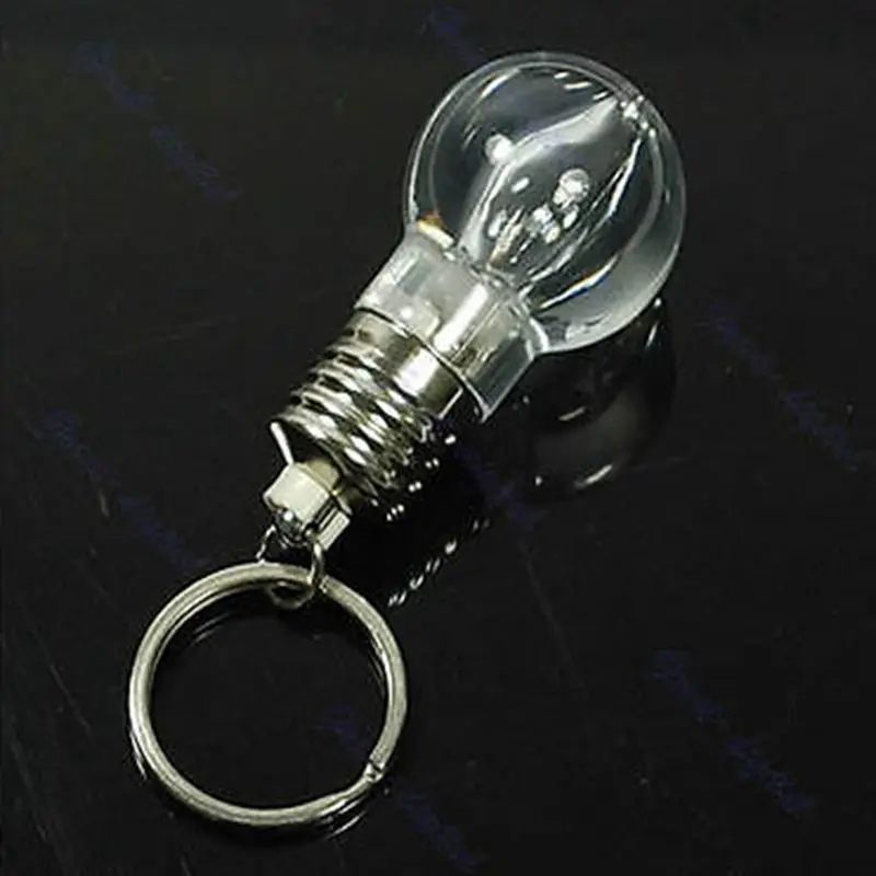 

Mini Change Color Creative LED Lamp Bulb Light Key Chain Key Ring Night light