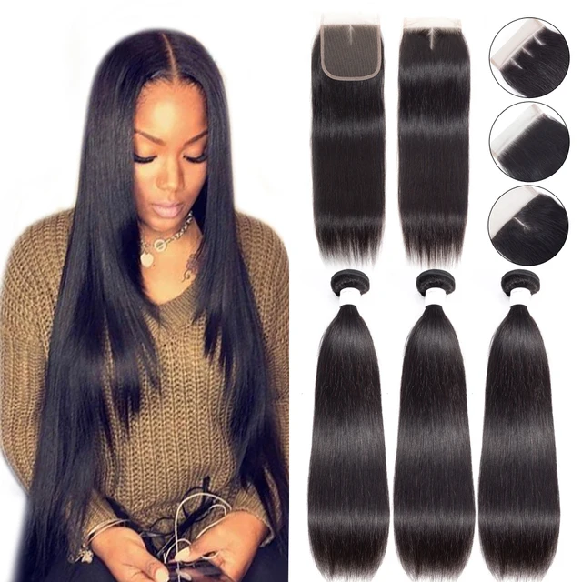 Best Offers Peruvian Straight Hair Bundles With Closure Human Hair 2/3 Bundles With Lace Closure Free Middle Part 100% Remy Hair Extension Best Offers Peruvian Straight Hair Bundles With Closure Human Hair 2/3 Bundles With Lace Closure Free Middle Part 100% Remy Hair Extension