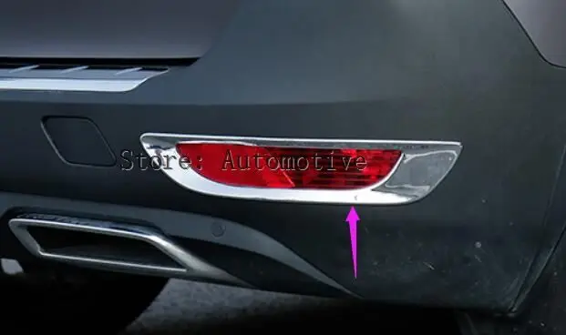 

Аксессуары! 2 хром наружная задсветильник противотуманная фара, задняя противотуманная фара, декоративная отделка для Peugeot 5008 GT 2017