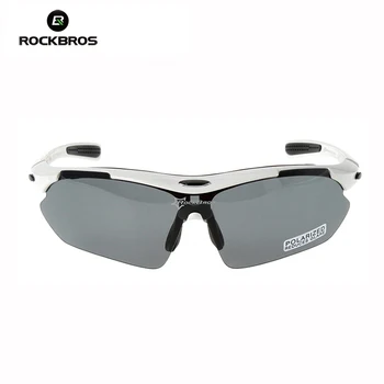 

ROCKBROS Polarized Sports Men Sunglasses Road Cycling Glasses Mountain Bike Bicycle Riding Protection Goggles Eyewear 5 Lens