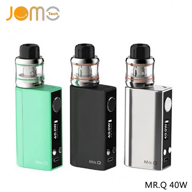 Новое Поступление SMY MR. Q 40 Вт Box Mod Kit 1-40 Вт TC Электронная Сигарета Жидкостью Vape Mod электронные Кальян Электронная сигарета Испаритель Jomo-143