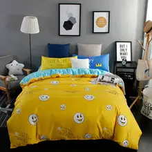 Free shipping, new 2016 , cute smile style bedding set / bedclothes / bedding / bed linen / bed cover,bet set