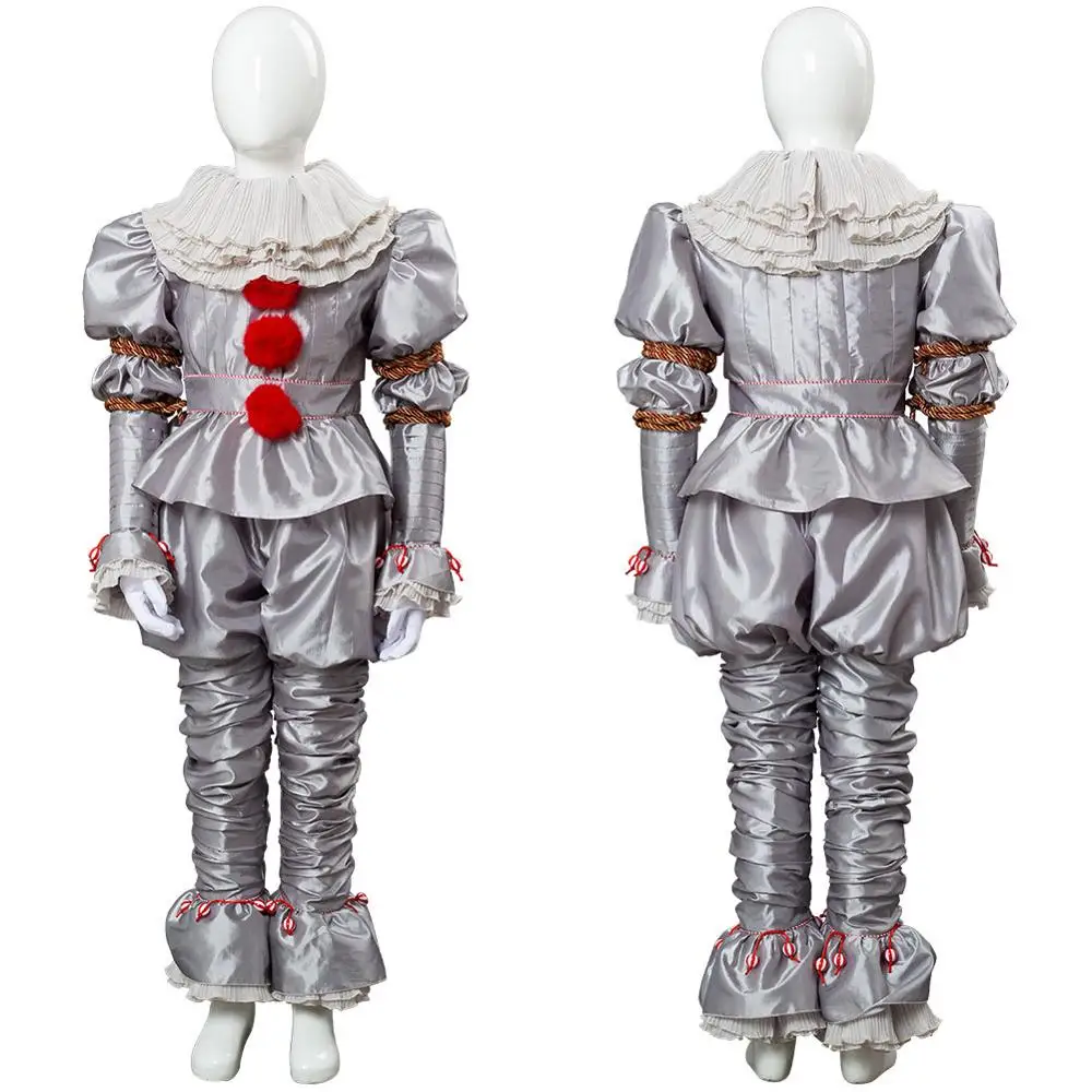 Костюм для косплея IT 2 It: глава Pennywise костюм клоуна детей искусственное платье на