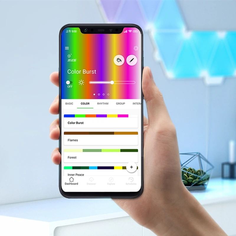 Xiaomi Nanoleaf полноцветный умный нечетный светильник для работы с приложением Mijia для Apple Homekit Google home настройка на заказ