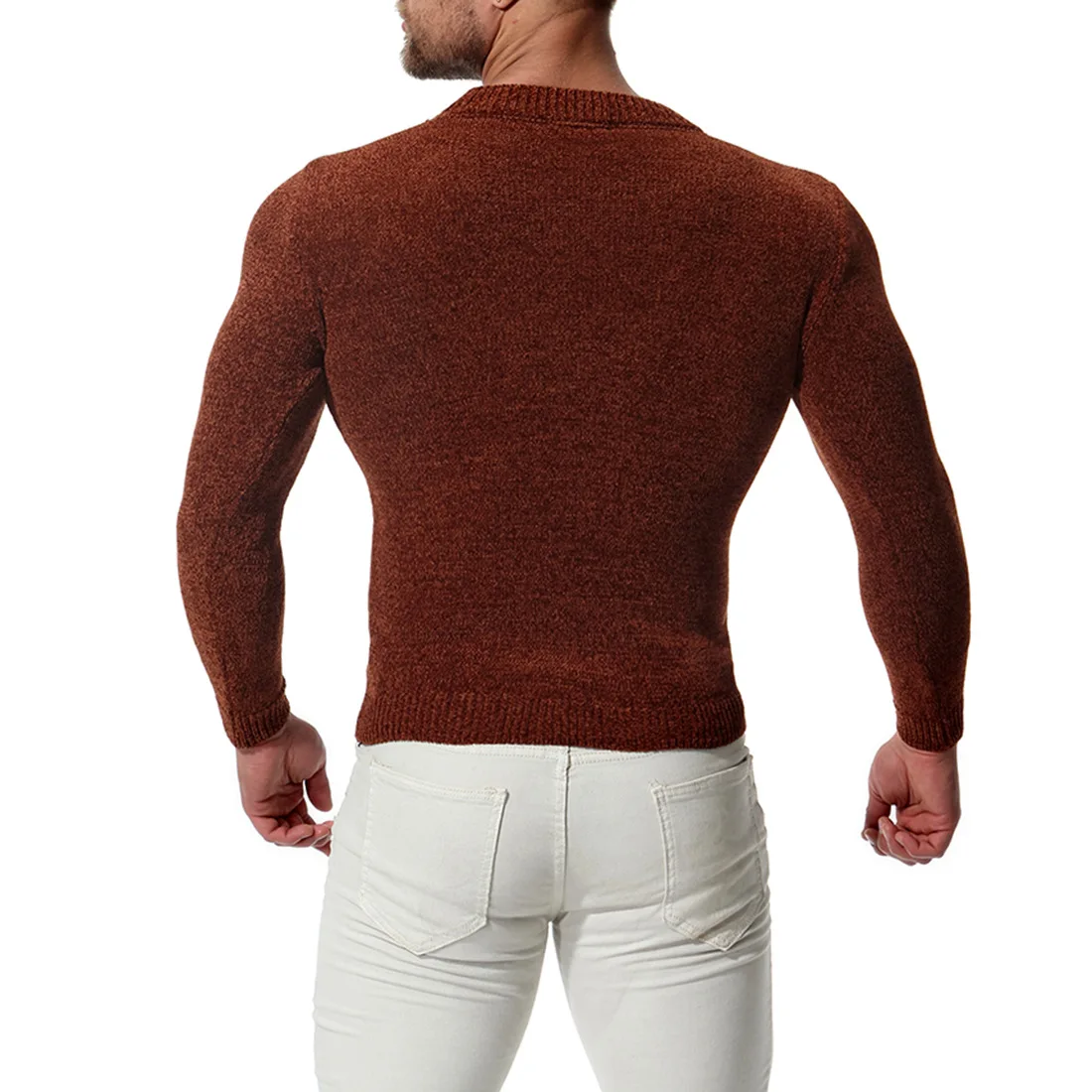 رجل البلوزات و البلوفرات 2018 الشتاء طويلة الأكمام سترة للرجال نوعية جيدة الرجال محبوك سترة