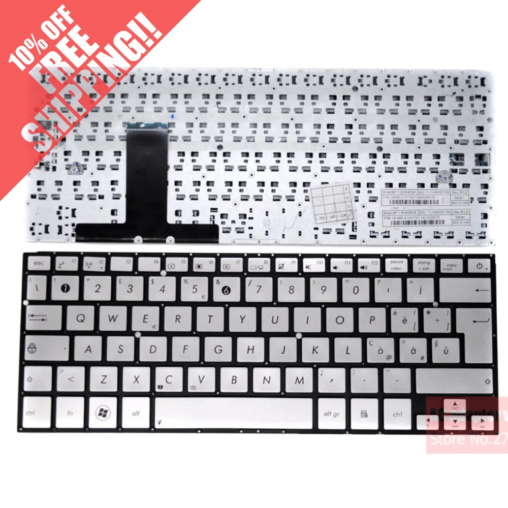Для Asus zenbook UX31 UX31E UX31A ux31e UX32A UX32E UX32V UX32VD K BX32 Клавиатура ноутбука это итальянский
