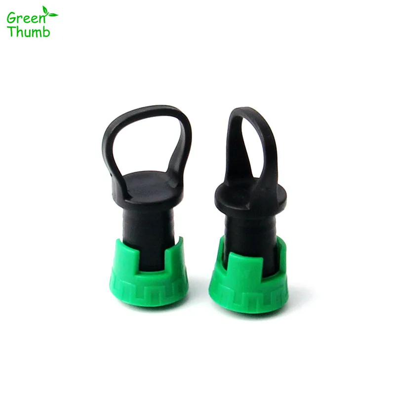 

80pcs Green Drip Tape Pull Buckle 16 mm Hose End Connector Horticultural Irrigation Pipe Fittings Garden Watering Green Thumb