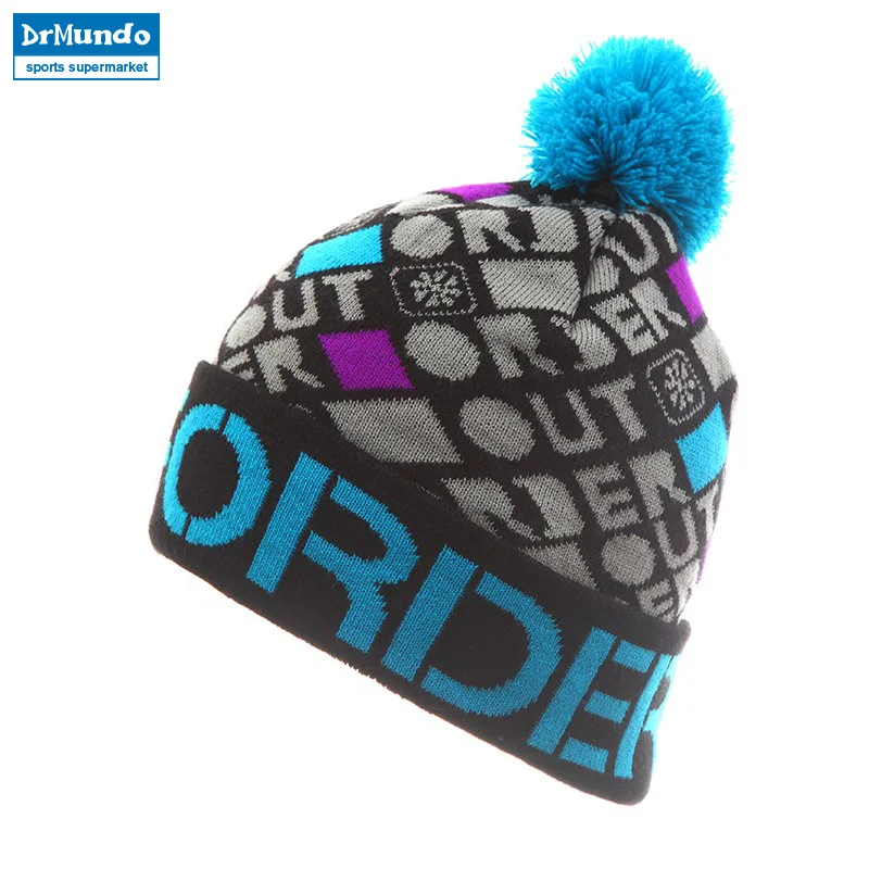 2018 الحياكة الشتاء القطن غطاء الجليد العلامة التجارية بيني الهيب هوب الدافئة تزلج القبعات Gorros Bonnetsr Skullies للنساء والرجال