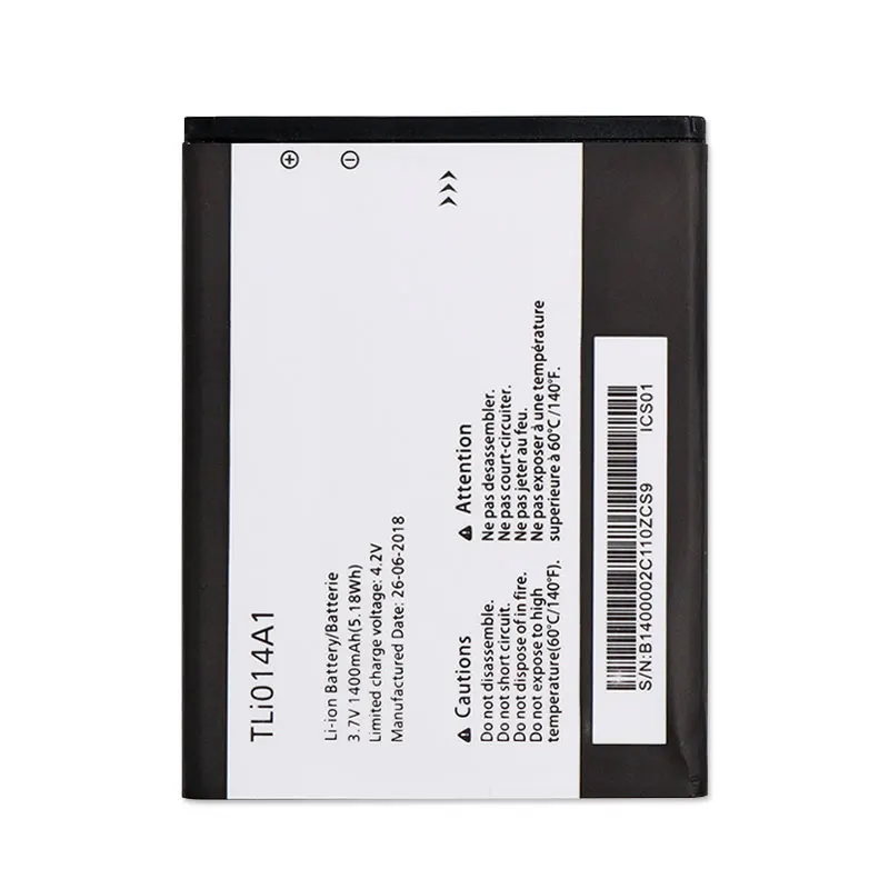 Аккумулятор Mcdark 1400mAh TLi014A1 для Alcatel M'Pop 5020D fire 4012A 4012X 4007D Pixi 3 Batterie Bateria мобильный