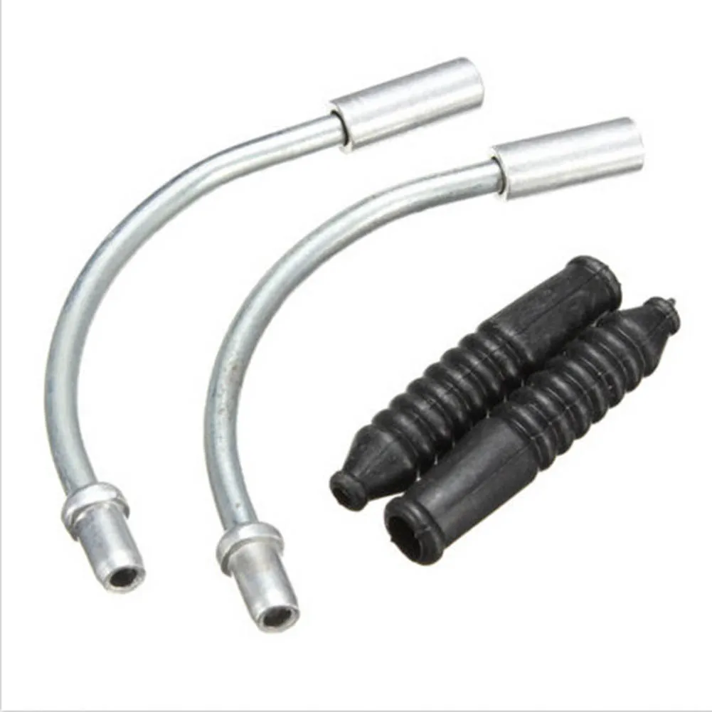 

Top Quality Bike V Brake Noodles Cable Guide Bend Pipe with Plastic Boots Sleeves Set Brake Cable Protection Hose Accessories