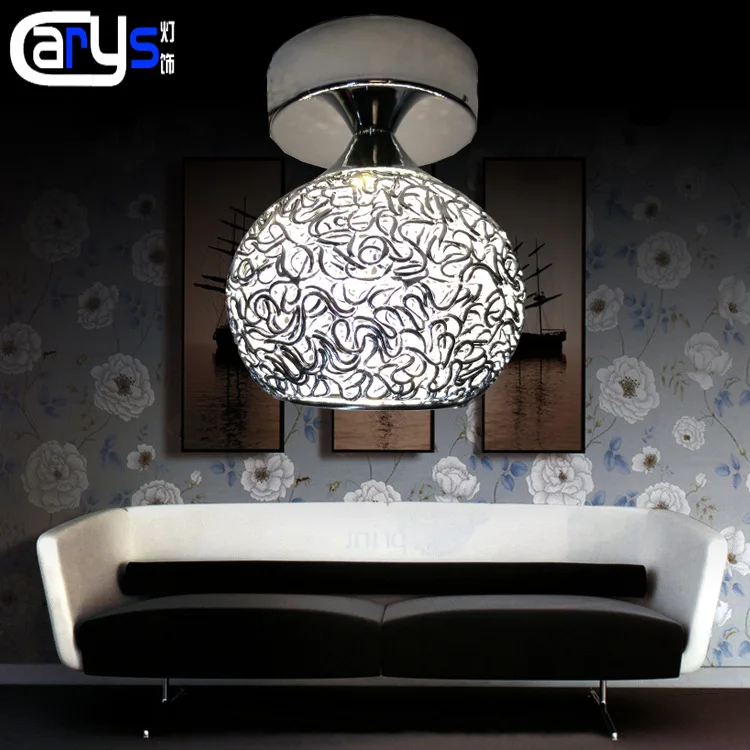 

Nordic modern simplicity LOFT industrial wind iron personality LED bedroom bedside aisle aluminum wall lamp