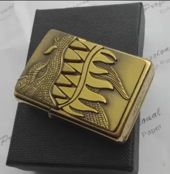 

Metal windproof kerosene lighter Surprise posted chapter tap