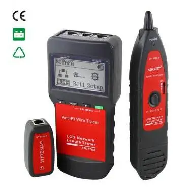

Free shipping, NOYAFA NF-8200 LCD Network LAN Cable Tester Cable Continuity Tester inspection Wire Tracker Anti-interference