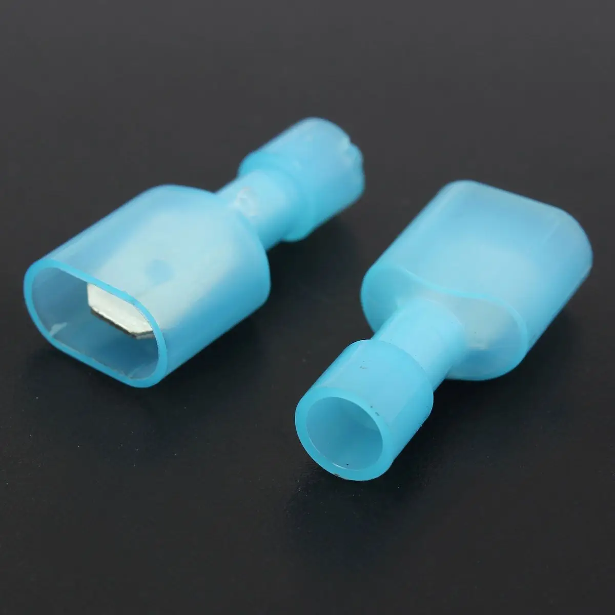 100/10pcs Quick Splice Spade Connectors Electrical Wire Cable Crimp Terminals Set 0.3-6mm2 Red/Blue/Yellow