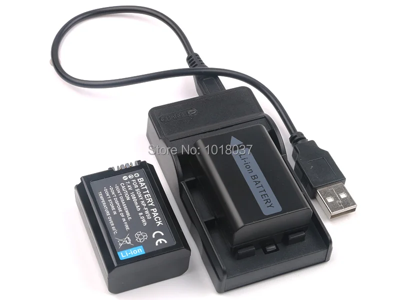 2 . NP-FW50 NP FW50     + Micro USB    Sony 2NP-FW50 A7S A7 A7R A3000 A5000 A5100 A6000