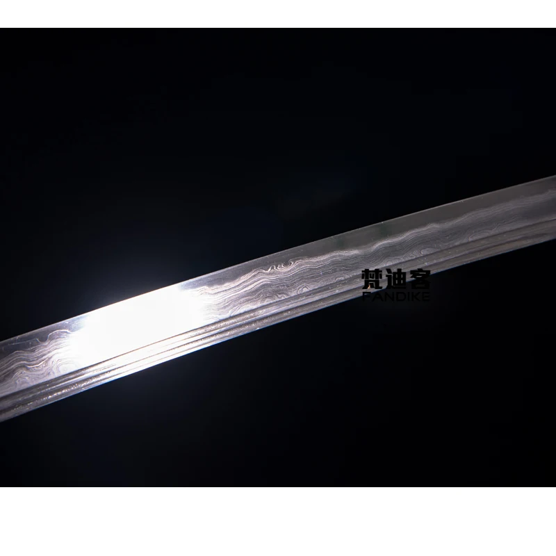High quality Handmade Folded Steel Qing dynasty Chinese sword Broad Sword Saber Sharp Edge machetes Qing Dao collection