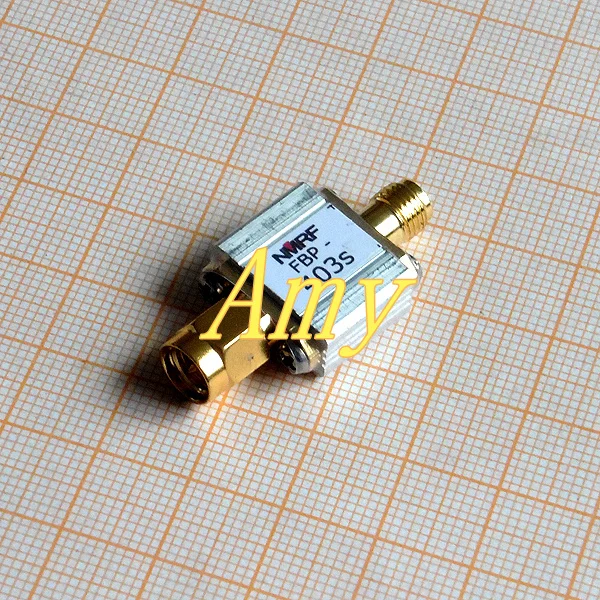 

403MHz acoustic surface wave band pass filter, bandwidth 6MHz