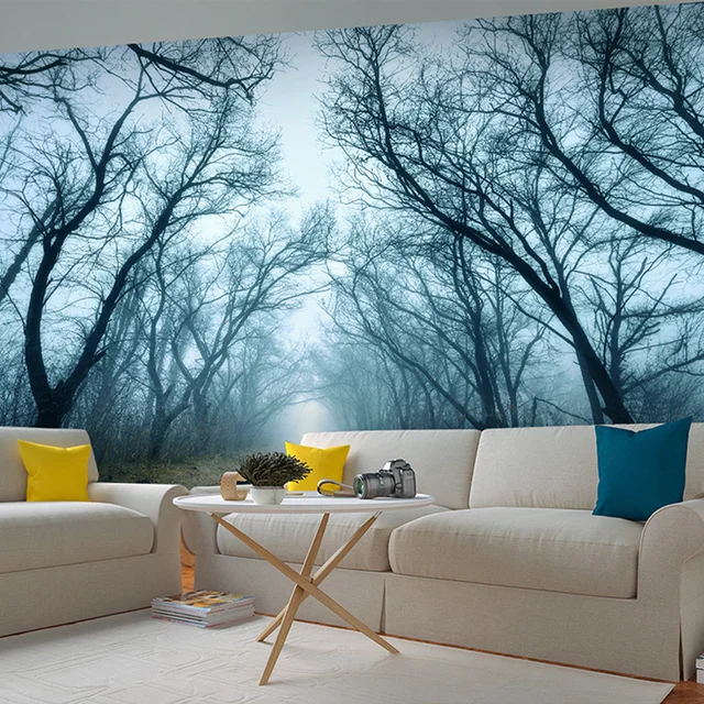 Personalized Customization Forest Night Landscape Photo ...