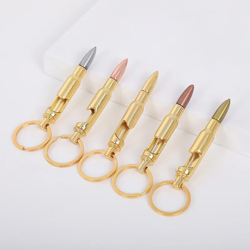 

Bullets Keychains bottle opener Game Accessories High Quality Metal Key Ring Key Chain For Player's Gifts