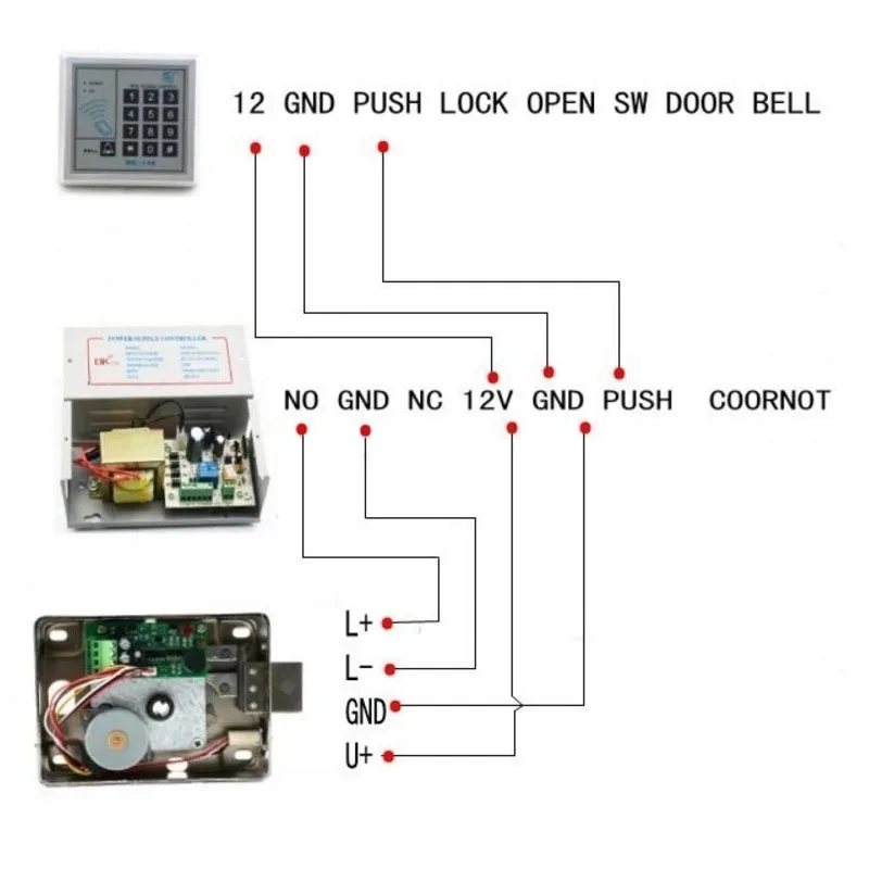 Умный пульт дистанционного управления идентификационная карточка дверной замок контроль доступа электронный интегрированный RFID Rim lock двойной RFID считыватель