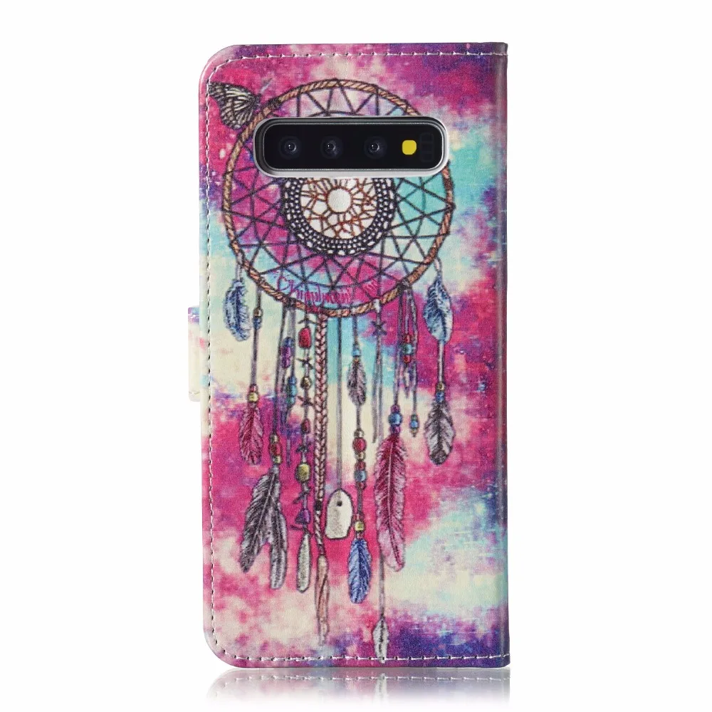 50 шт./лот мрамор 2 карты pu кожаный защитный чехол для Samsung Galaxy S6 S7 edge S8 S8 plus S9 S9 plus S10 lite plus 5G
