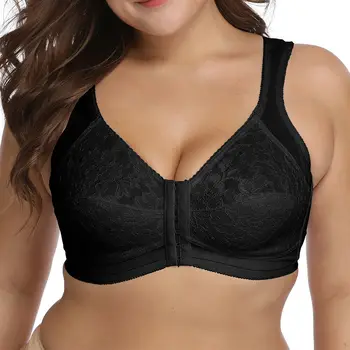 Ladies Unlined Sexy bralette bras for women Embroidery Front Closure plus Size bra 38 40 42 44 46 48 B C D E
Ladies Unlined Sexy bralette bras for women Embroidery Front Closure plus Size bra 38 40 42 44 46 48 B C D E