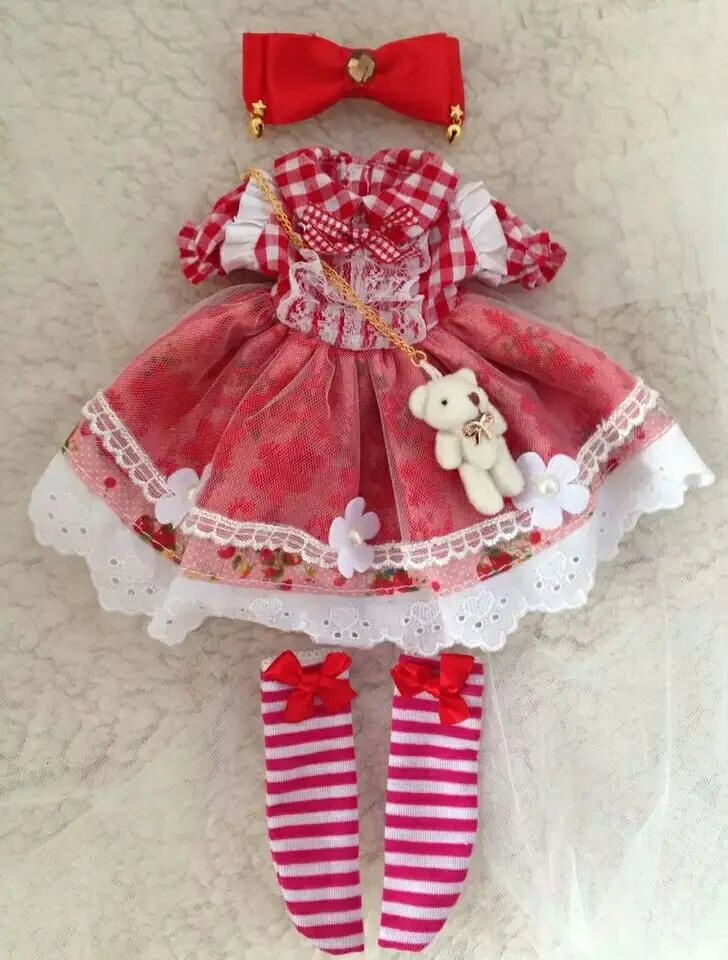 Аксессуары для кукол Одежда для куклы Blyth наряд для куклы 1/6 12 дюймов лучший подарок 02