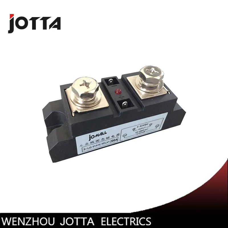 

60A Industrial SSR Single-phase Solid State Relay 60A Input 4-32VDC Output 24-680AC
