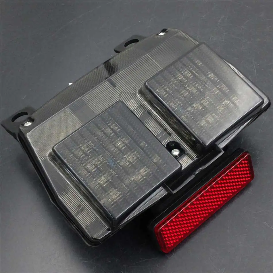 

For 1994-2003 01 02 Ducati 748 916 996 998 Motorcycle LED Tail Brake Light Turn Signal Lights Bike Smoke / Clear