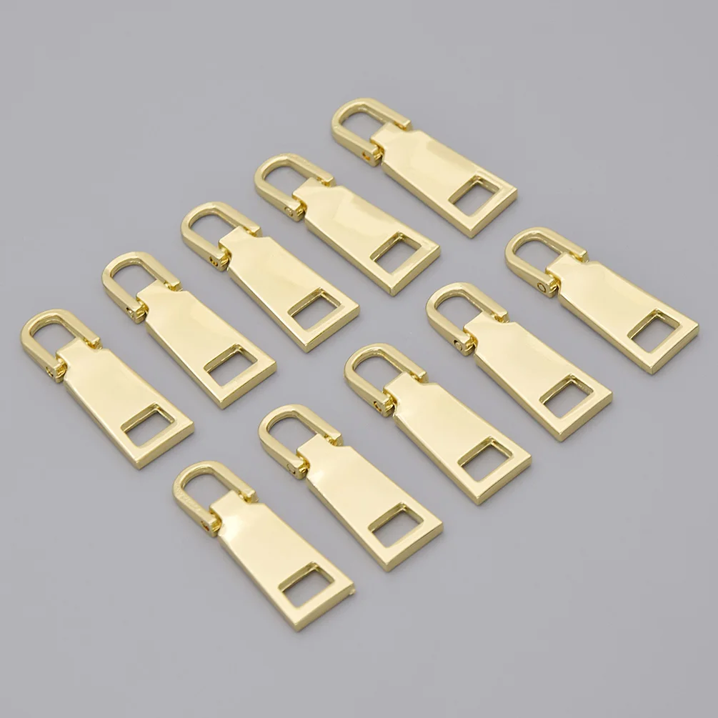 10Pcs/lot 5# Metal Zipper Pullers Zipper Repair Kits Pull For Slider DIY Sewing Garment Craft