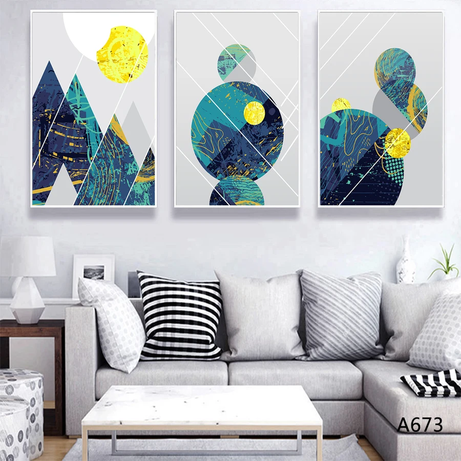 

Nordic Fine Art giclee canvas abstract Wall art canvas painting Wall Pictures print living room Art Decoration Pictures MN