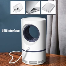 Mosquito Убийца лампы светодиодный ловушки вредителей лампа для уничтожения насекомых USB Мощность УФ ночного для комары мухи электрический контроль отпугивателя