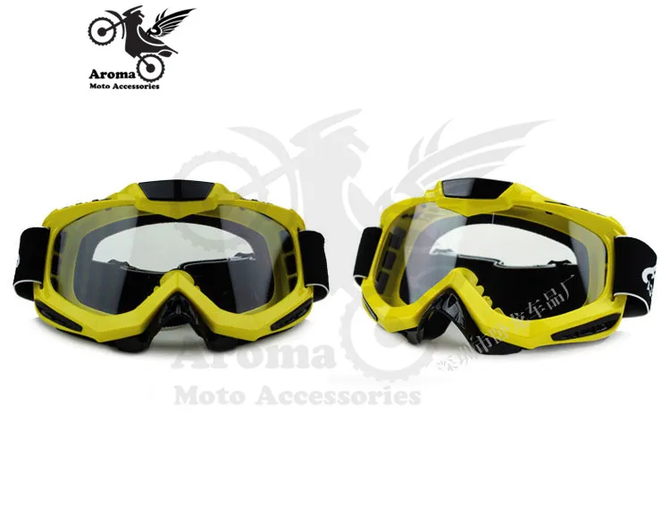 Красочные прозрачные линзы moto rbike защита глаз универсальные moto dirt pit bike внедорожные гонки rcycle очки для мотокросса